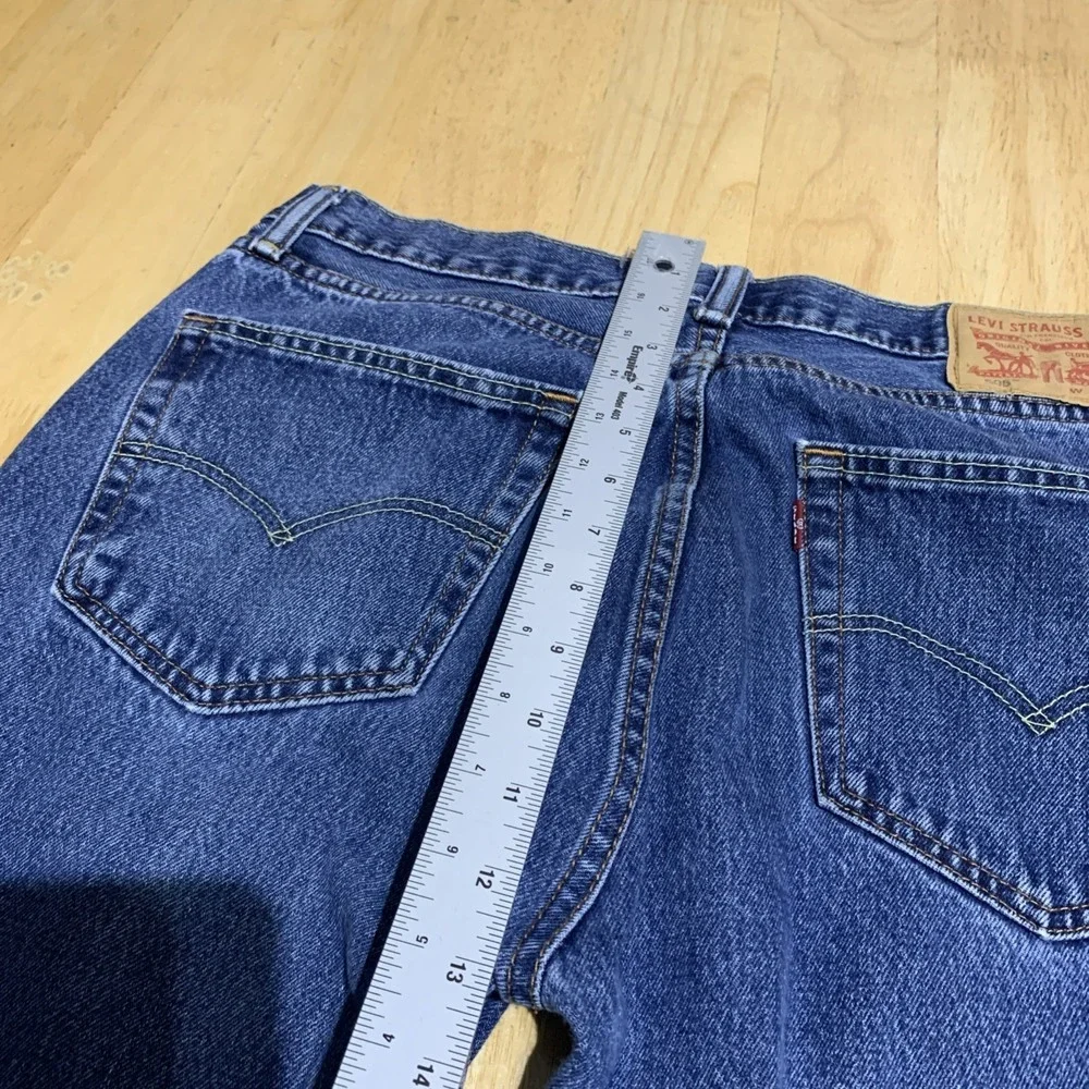 Levi's‎ 505 Jeans Mens Size 34x32 Medium Wash Blue Denim Mid Rise